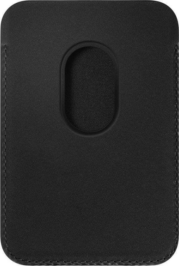 Portofol MagSafe Spigen Valentinus, për iPhone 12 13, lëkurë ekologjike, i zi