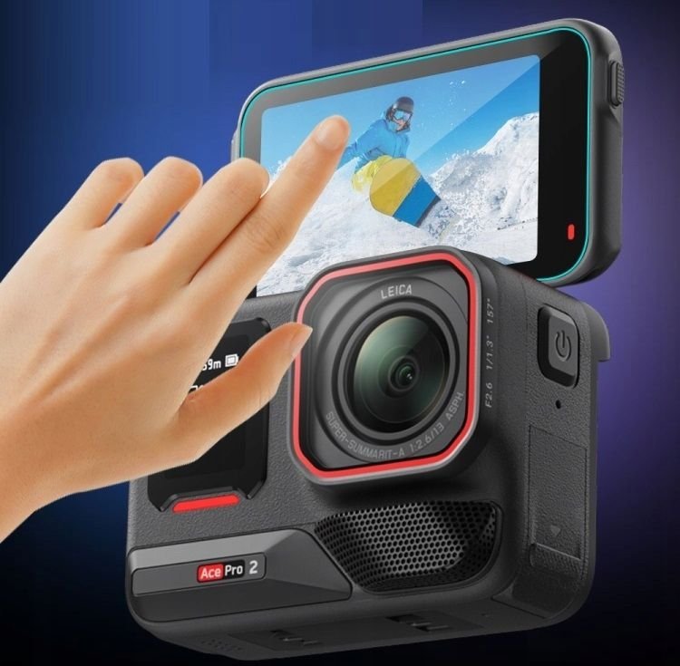 Заштита од стакло Puluz PU711T, за Insta360 Ace Pro 2, калено стакло, проѕирно