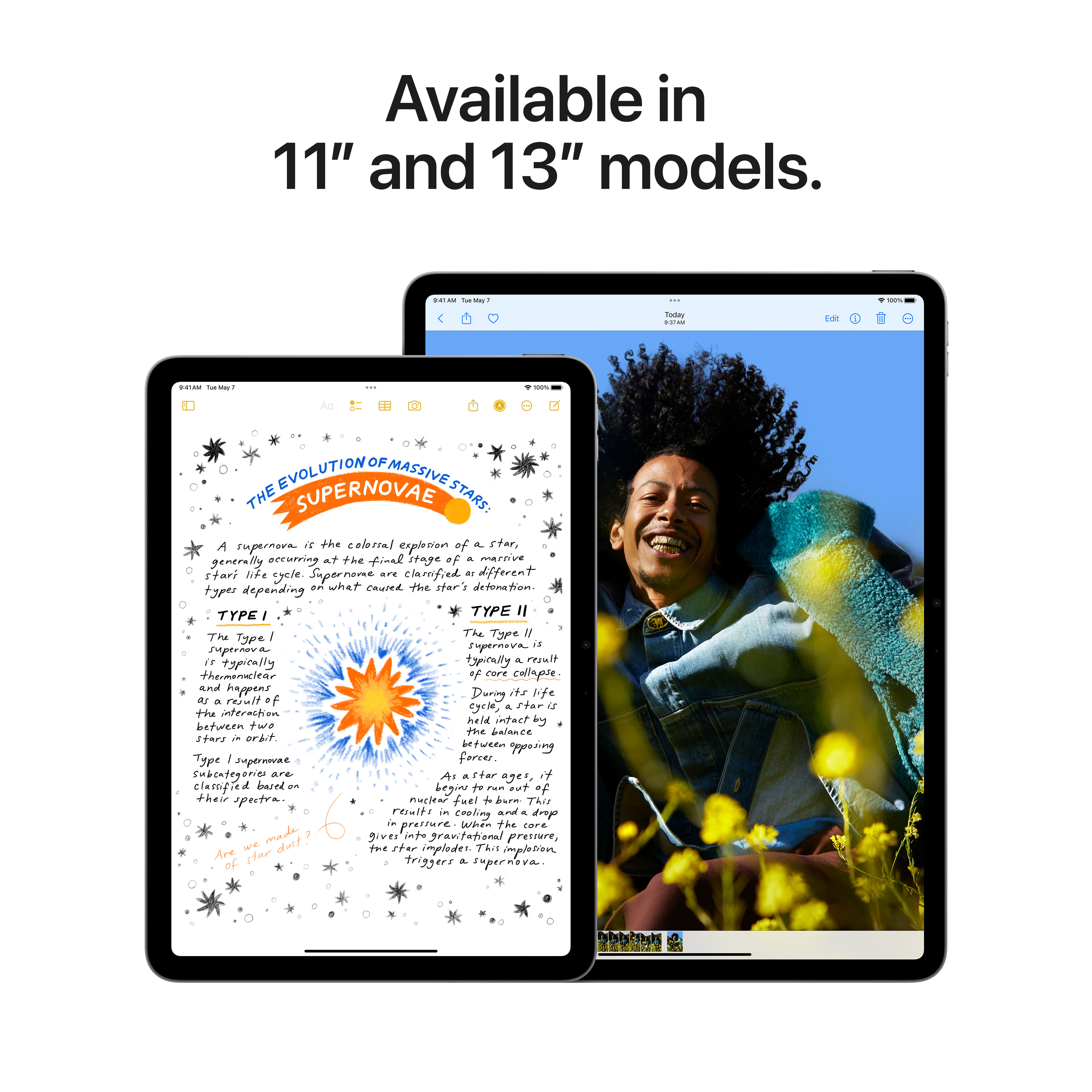 Apple iPad Air (M2), 11", Cellular, 1TB, Starlight