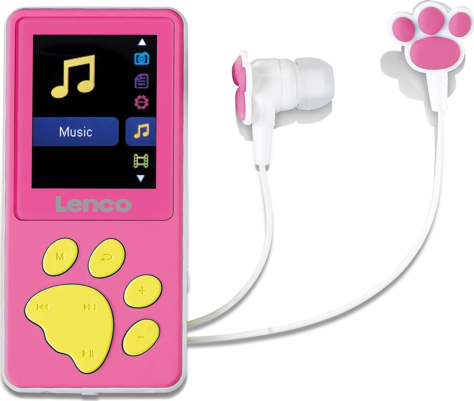 MP4 player Lenco Xemio 560PK, 8GB, ekran 1.8", rozë
