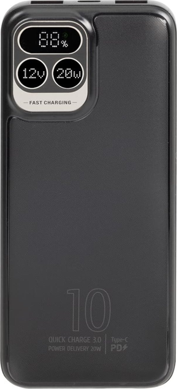 Powerbank Rivacase VA2511, 10000mAh, 20W PD QC 3.0, i zi