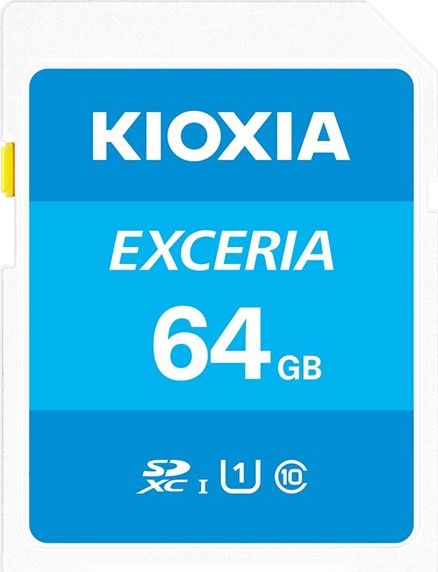 Kartë memorie Kioxia Exceria SDXC, 64 GB