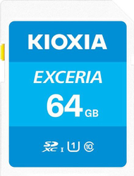 Kartë memorie Kioxia Exceria SDXC, 64 GB