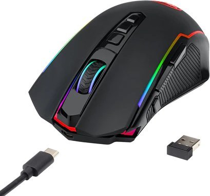 Maus gaming Redragon Ranger Lite RGB, 9 butona, pa tel, i zi