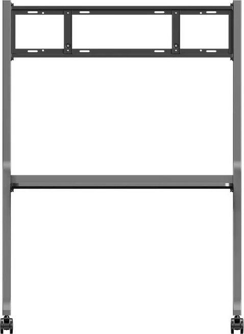 Stendë dyshemeje për monitor Avtek 1MV066, deri 86", me rrota, ngjyrë e zezë