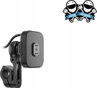 Mbajtëse pasqyre moto Peak Design, me karikim, e zezë