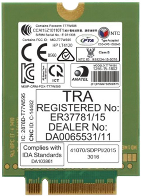 Modul transmetues për celularë HP lt4120 - M.2 Card 