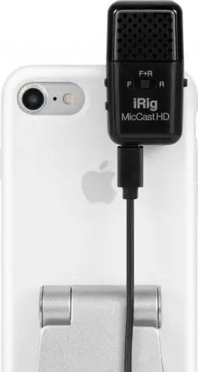 Mikrofon IK Multimedia iRig Cast HD, portativ, për smartphone dhe tablet