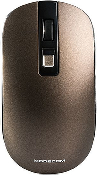 Maus Modecom WM101, wireless, USB, kafe