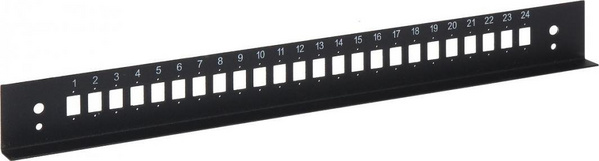 Delta Patch Panel PP-24/1, 24x SC/24x LC Duplex, Црн
