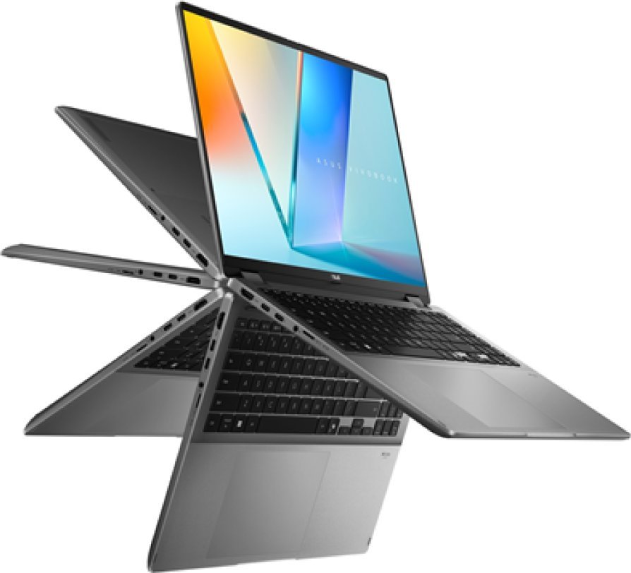 Laptop 2 në 1 Asus Vivobook 16 Flip TP3607SA, 16" OLED 3K, Core Ultra 7 16GB 1TB, gri