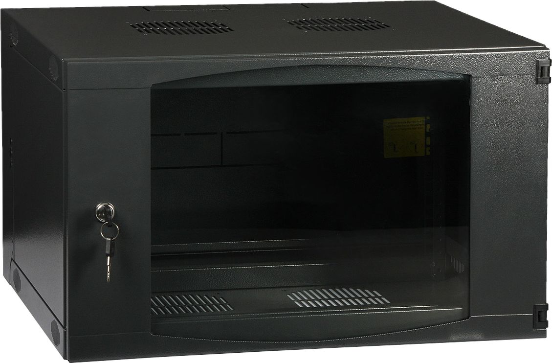 Kabinet muri Delta 19", 6U, dy seksione, gri