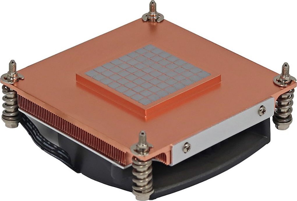 Ftohës CPU Dynatron Q3, 1U, me ventilator 80mm, i zi dhe argjendtë