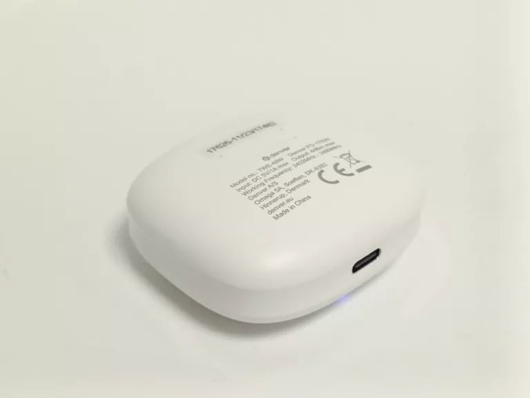 Безжични слушалки Denver TWE-48W, Bluetooth 5.3, True Wireless, бели