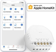 Ndërprerës inteligjent muri Meross MSS810HK, Wi-Fi, kontroll me aplikacion, i bardhë