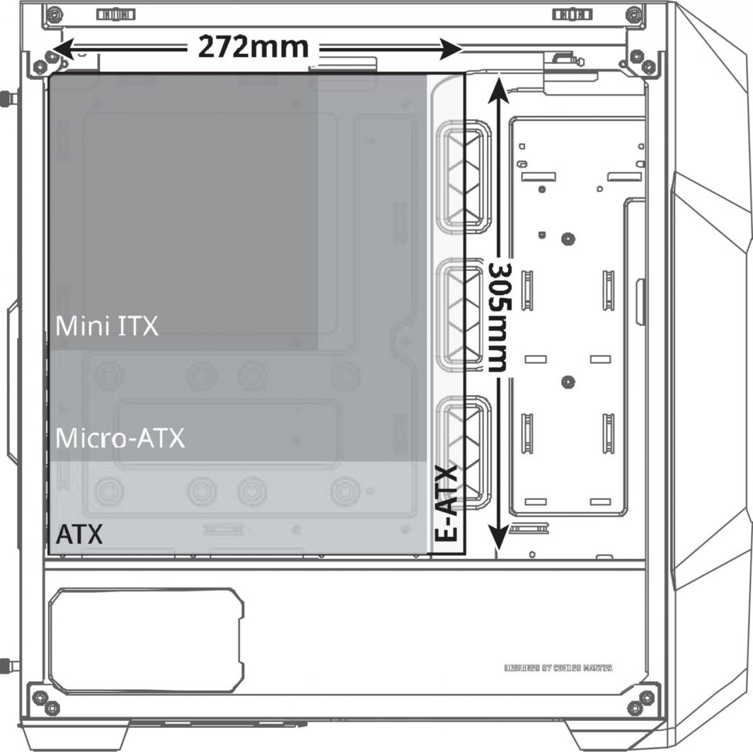 Kasë Cooler Master MasterBox TD500 Mesh V2, Midi Tower
