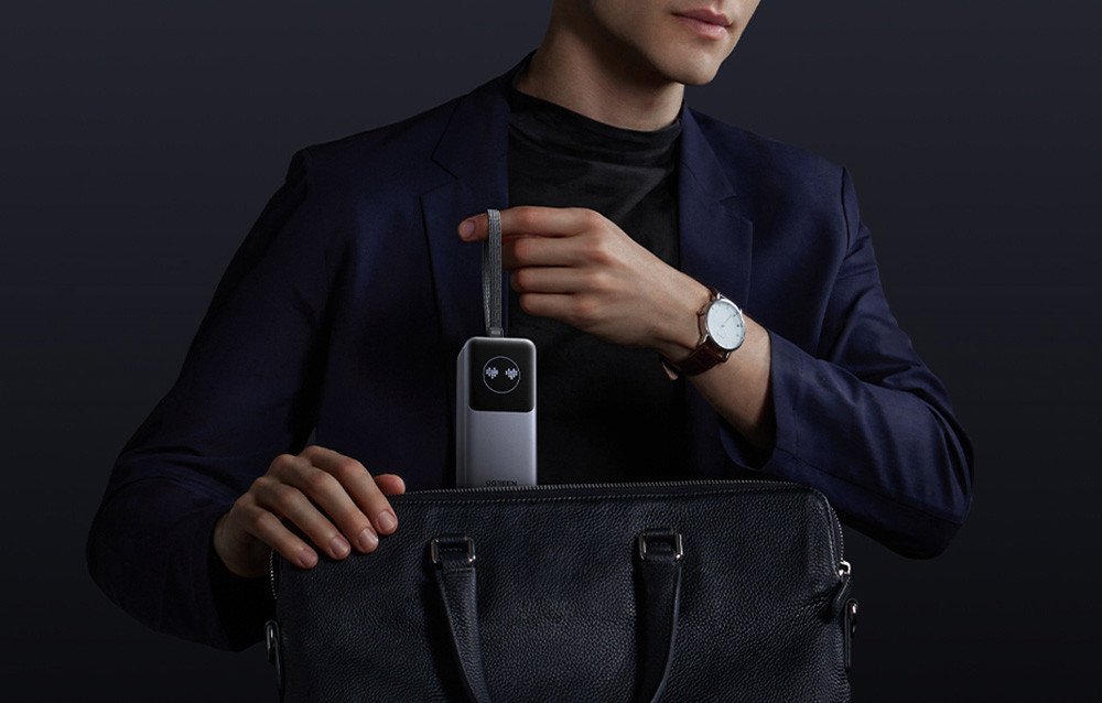 Powerbank Ugreen PB723, 20000mAh, 130W, сива