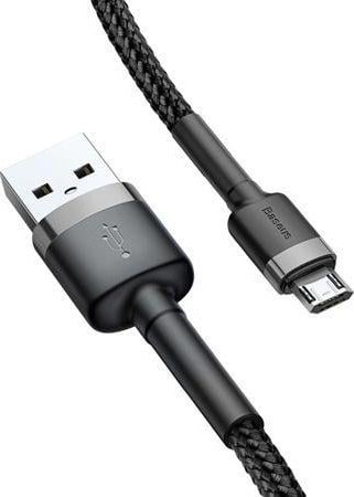 Kabllo USB Baseus USB-A - microUSB, 2 m, e zezë
