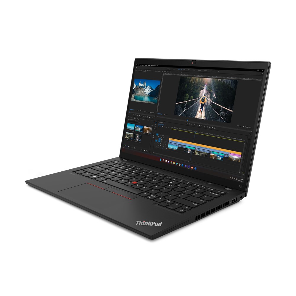 Лаптоп Lenovo ThinkPad T14, 14", Intel i5-1335U, 16 GB RAM, 512 GB SSD, црн