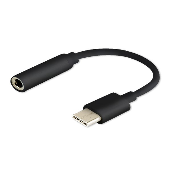 Përshtatës audio Savio AK-35/B, USB 3.1 Type C në Jack 3.5mm, i zi