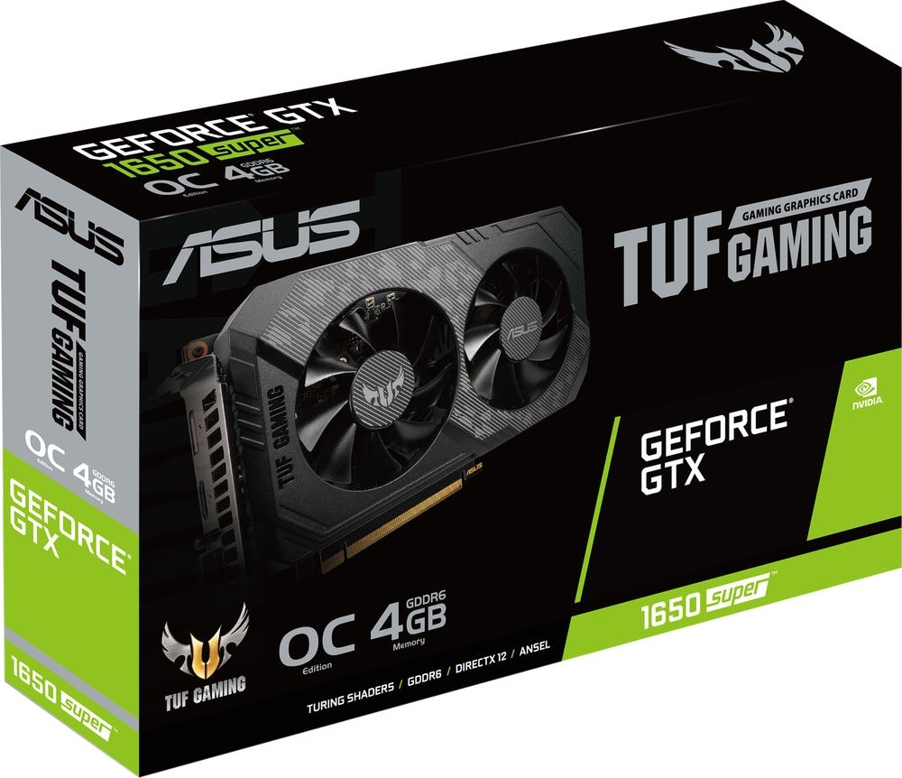 Kartelë grafike ASUS TUF-GTX1650S-O4G-GAMING GeForce GTX 1650 SUPER 4 GB GDDR6