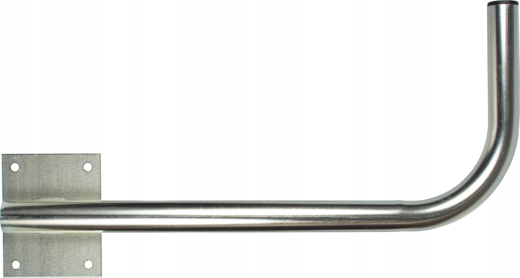 Mbajtës muror për antenë, 80 cm, çelik i galvanizuar, gri