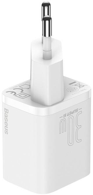 Karikues Baseus Super Si, 30W, i bardhë