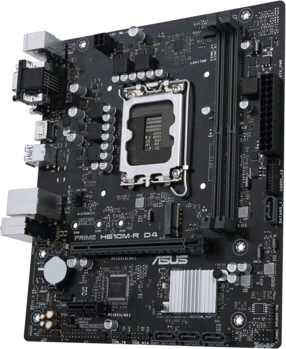 Pllakë amë ASUS PRIME H610M-R D4-SI (DDR4) - Intel H610