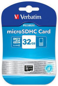 Kartë memorje Verbatim Prem300x MicroSDHC, 32 GB, Class 10
