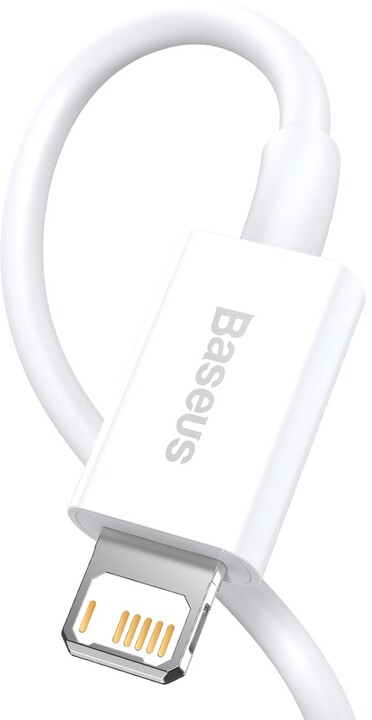 Kabllo BASEUS Superior Series USB-A - Lightning, 2.4A, 2m, e bardhë