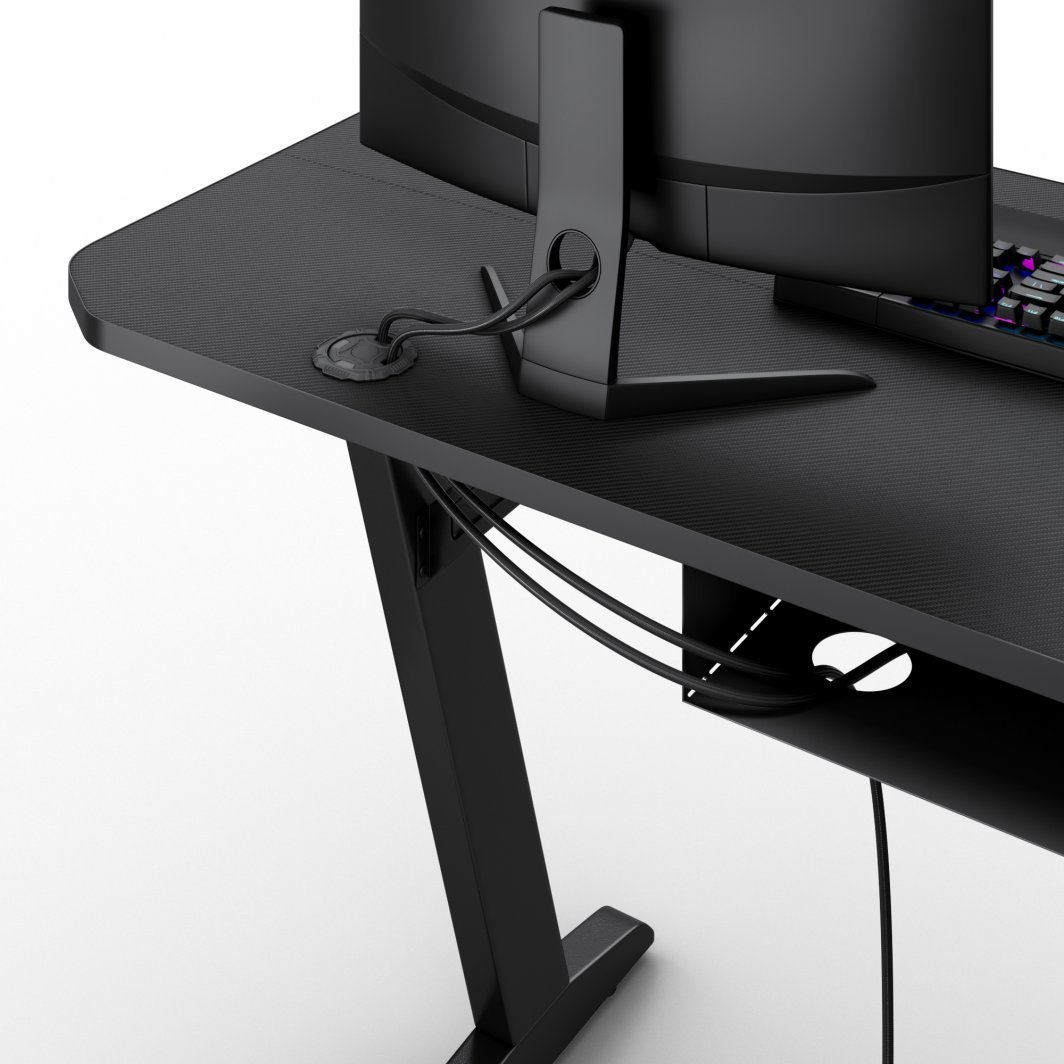 Tavolinë SENSE7 Nomad Basic, 140cm x 60cm, e zezë