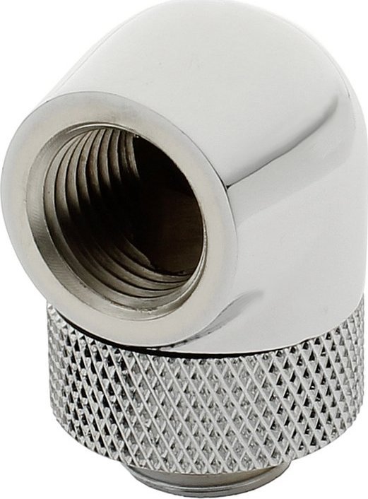 Fiting PC për ftohje me ujë XSPC G1/4 90° Rotary V2, krom