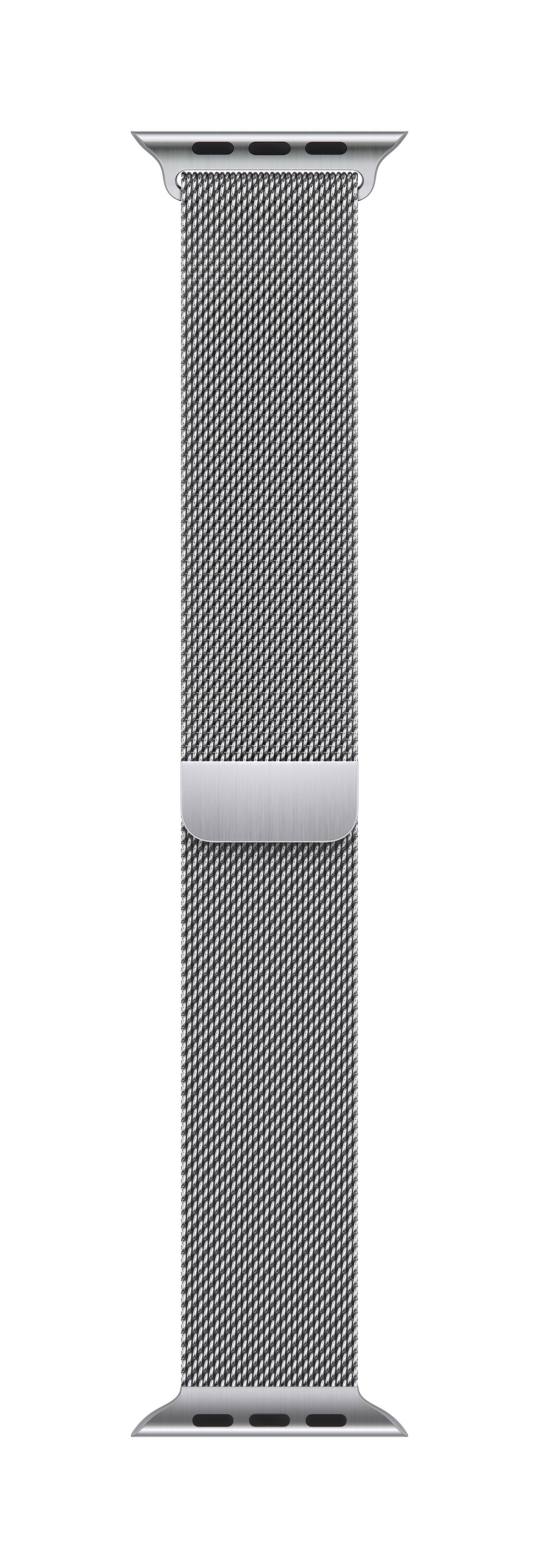 Apple Watch 45mm Band, Silver Milanese Loop