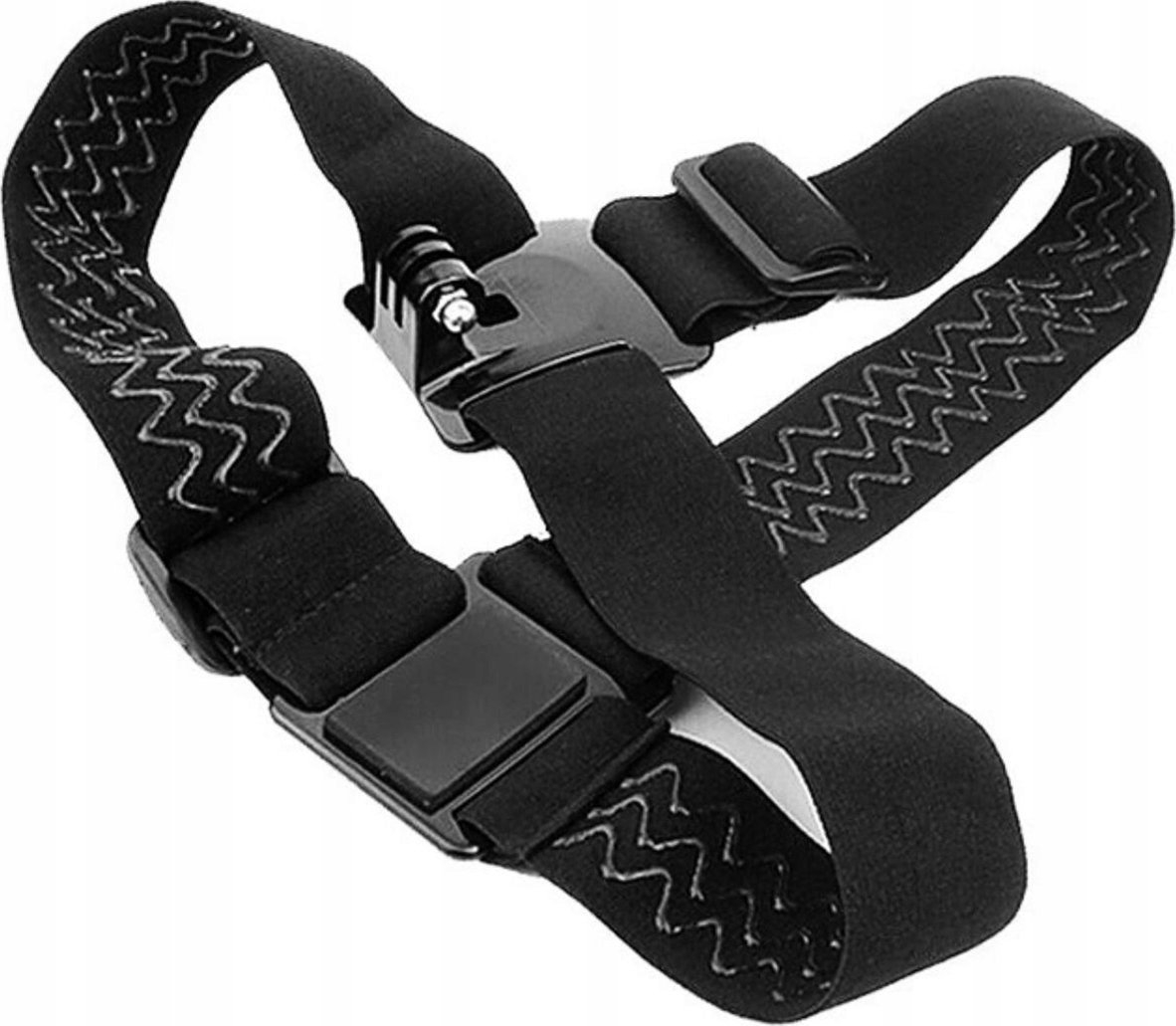 Rrip koke për kamerë sportive SJCAM Helmet Strap, i rregullueshëm, material plastik, i zi