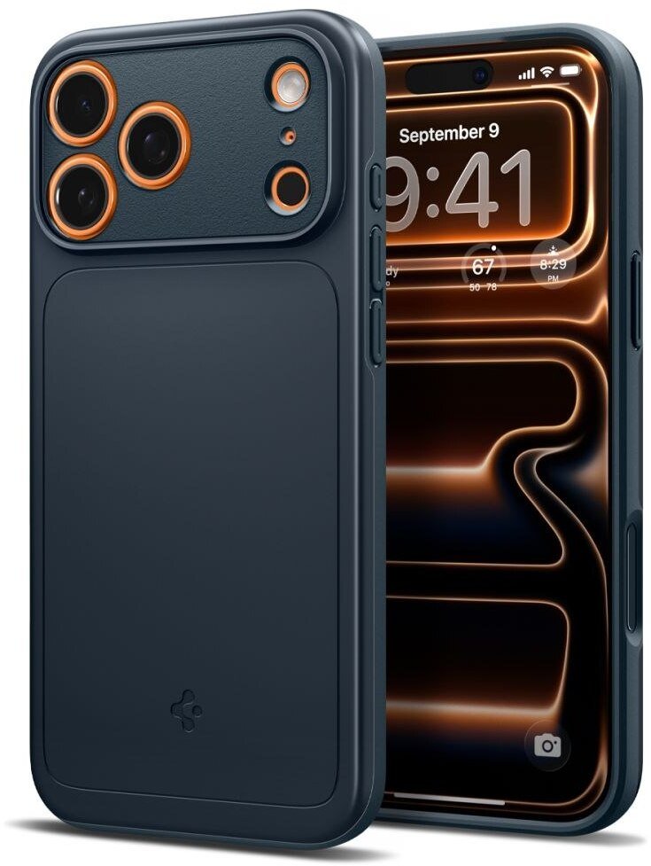 Maskë telefoni Spigen Thin Fit MagSafe, për iPhone 17 Pro Max, Metal Slate