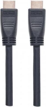 Kabllo HDMI Manhattan - HDMI 4K, 10m, e zezë
