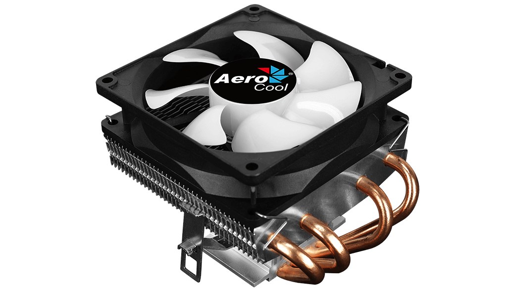 Ftohës procesori AeroCool Air Frost 4 RGB, 4 tuba termikë, 125W TDP, i zi 