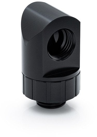 Përshtatës rrotullues 90° Bitspower Artemis, për ftohje me ujë, i zi mat