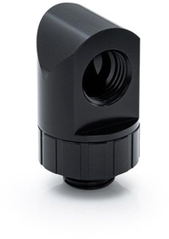 Ротирачки адаптер 90° Bitspower Artemis, за ладење со вода, црн мат