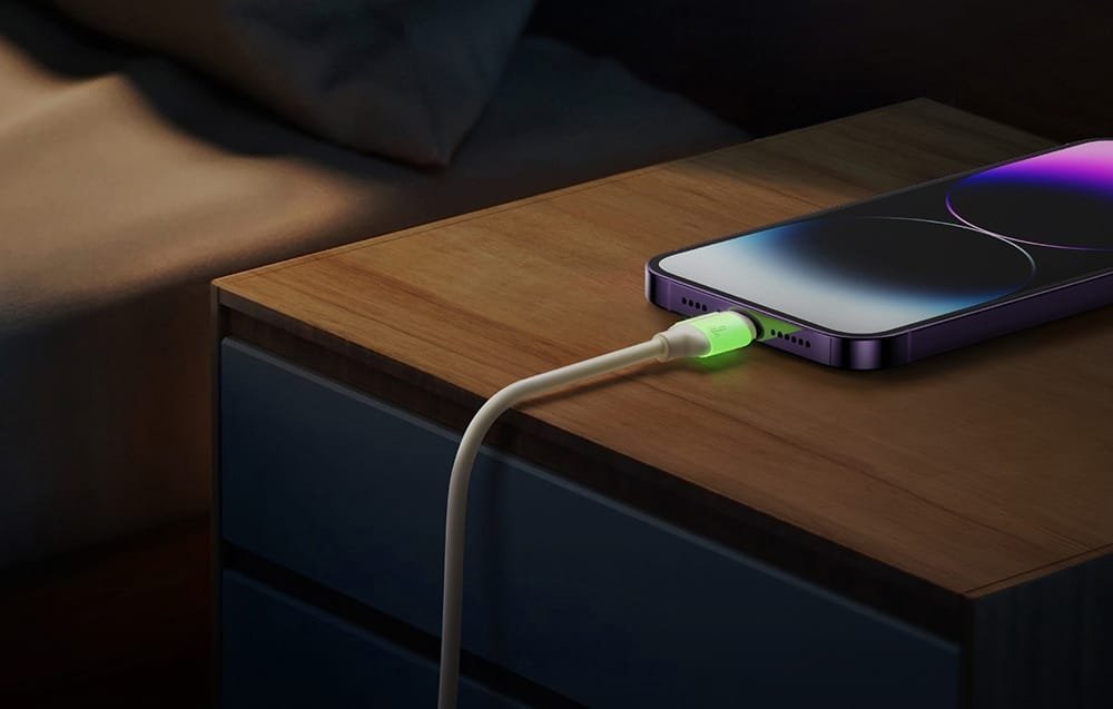 Kabllo karikimi Joyroom USB A në Lightning, 30W, bezhë