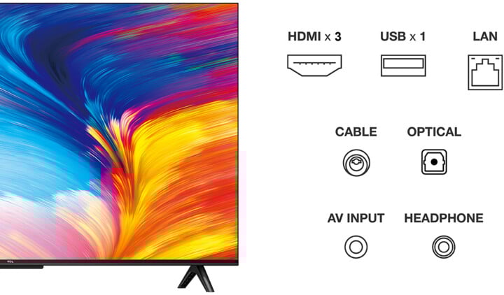 Televizior TCL 55P635, 55" (139cm), 4K UHD, i zi
