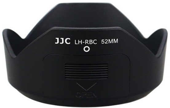 Парасонце за објектив JJC LH-RBC 52mm за Pentax SMC DA 18-55mm, бајонетно монтирање, црна