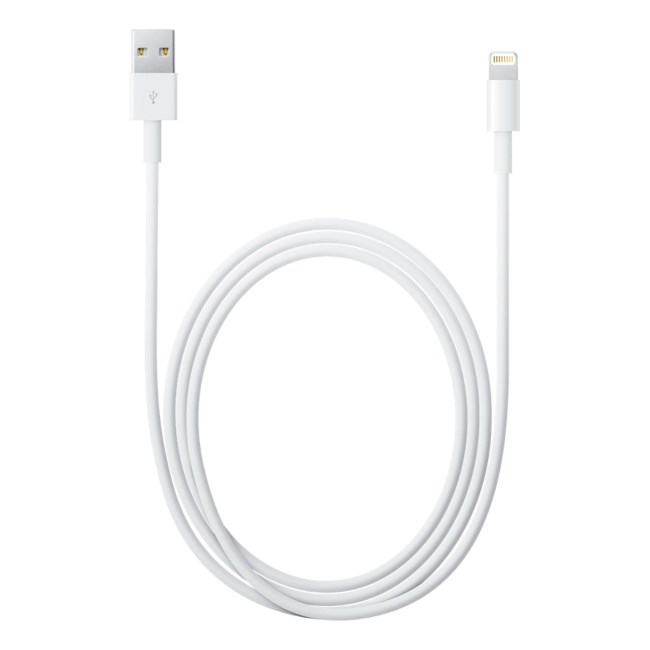 Kabllo Apple, Lightning / USB A, 2 m, e bardhë