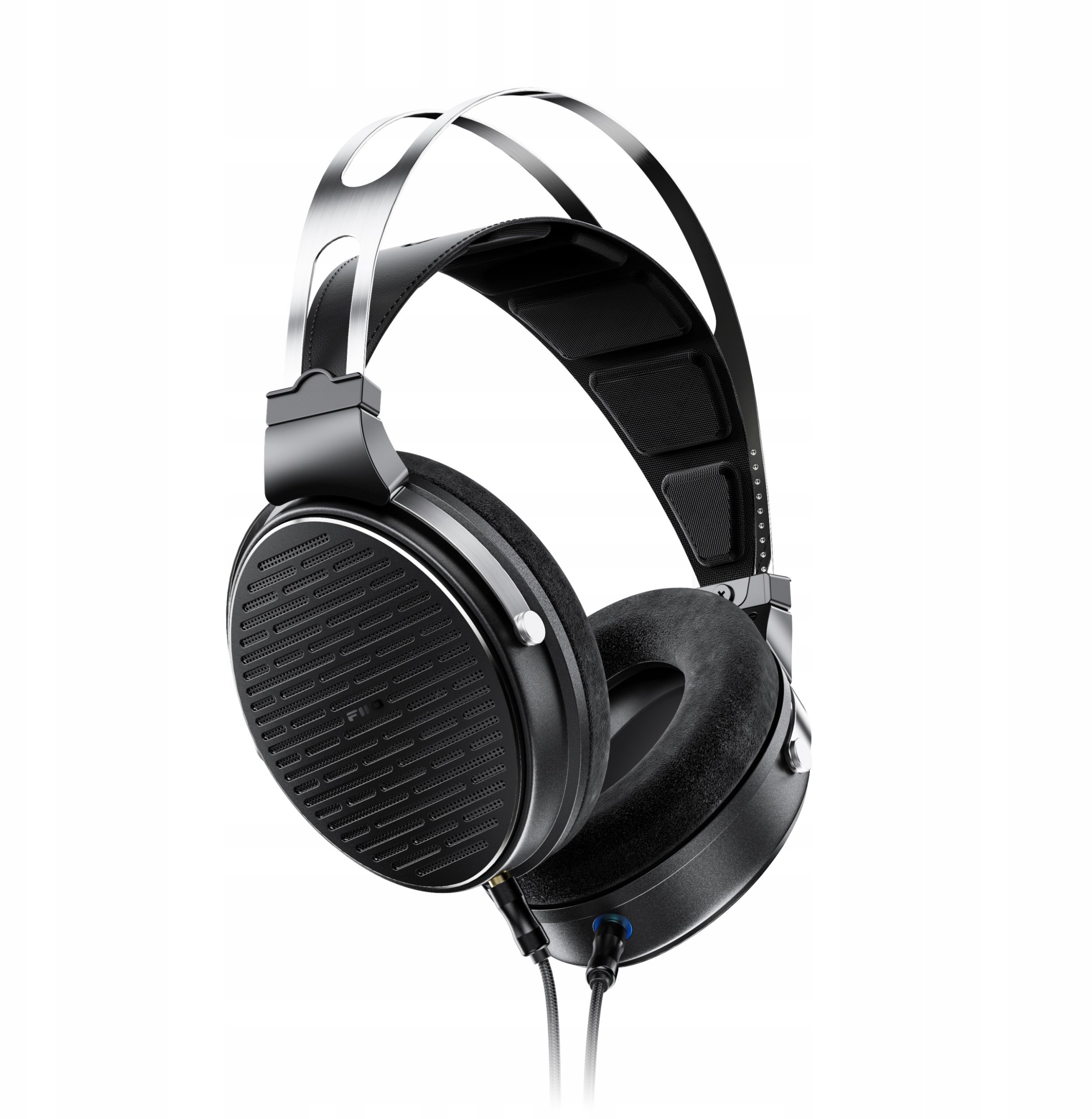 Слушалки над уво FiiO JT3, отворен дизајн, драјвер 50mm, кабел 3.5mm со микрофон, црни