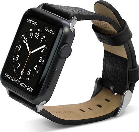 Rrip X-doria Lux për Apple Watch 38mm, i zi