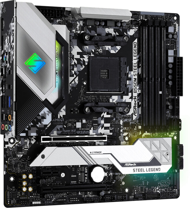 Pllakë amë ASRock B550M Steel Legend - AMD B550