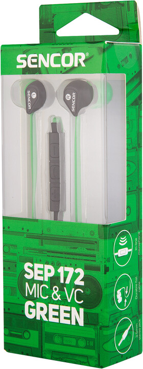 Dëgjuese Sencor SEP 172 VCM, të gjelbra