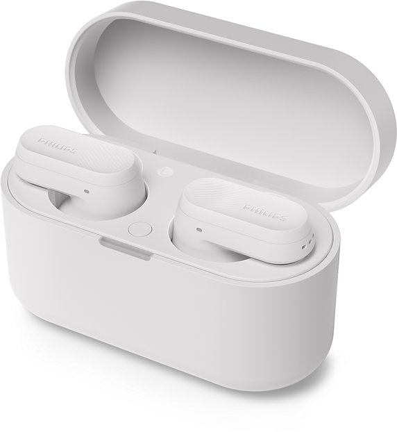 Kufje pa tela Philips TAT3509WT, in ear, IPX4, të bardha