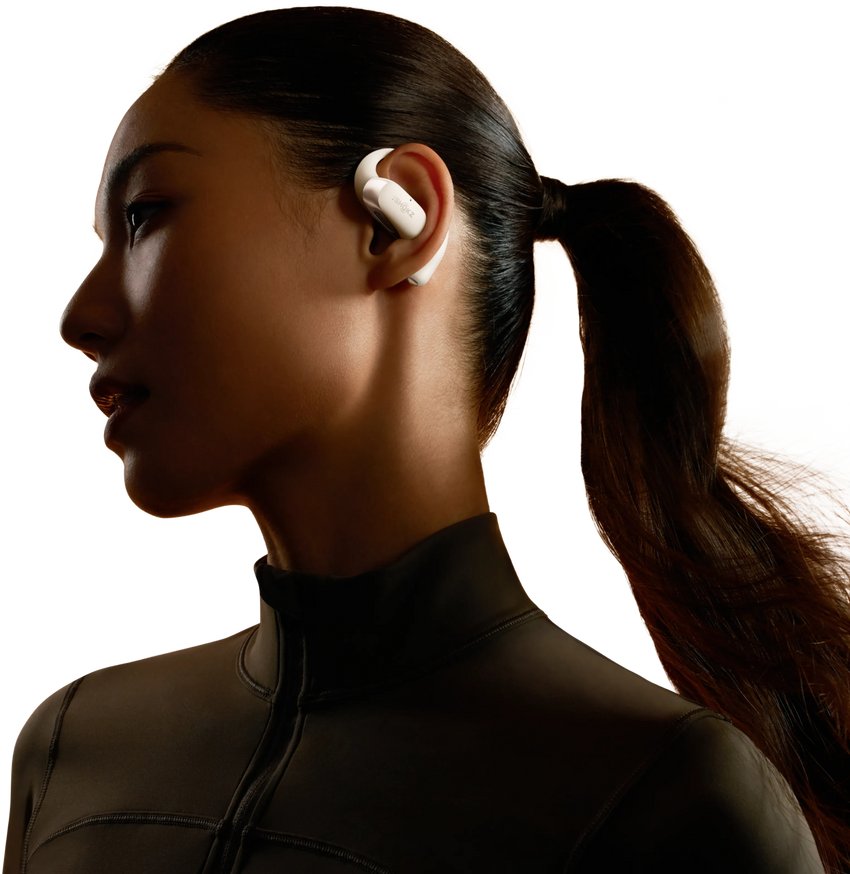 Kufje pa tel SHOKZ OpenFit 2, in ear, të zeza