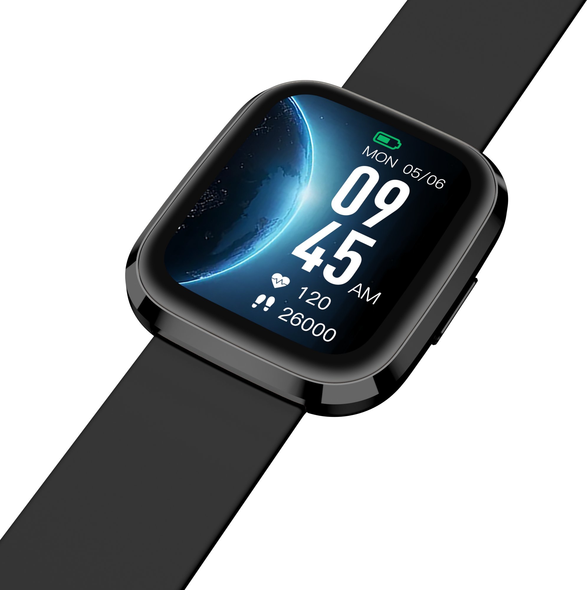 Ora inteligjente Garett GRC Style, 1.72", Bluetooth, e zezë